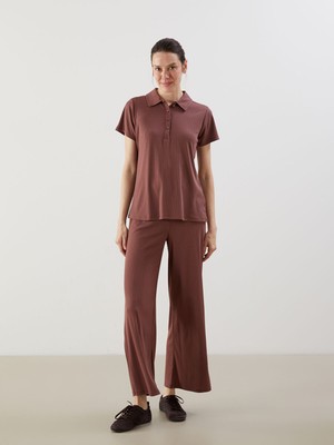 Lc Waikiki Yeni Sezon Beli Lastikli Geniş Paça Kadın Pantolon