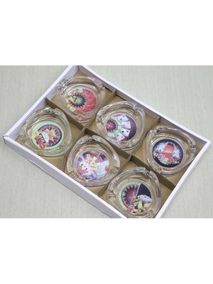 PremiumPort Şık ve Şeffaf Cam Küllük, Modern ve Kullanışlı Tasarım