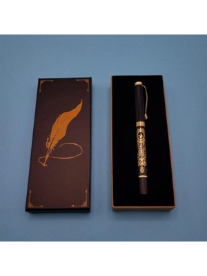 PremiumPort El Yapımı Osmanlı Tarzı Kalem Kutusu, Dekoratif ve Şık Tasarım