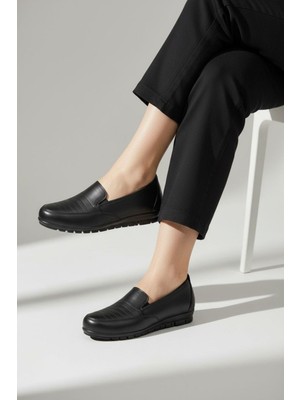 Pololiza Günlük Kullanım / Içi Hakiki Deri / Poliüretan(Pu) Comfort Kaymaz Taban / Anne Ayakkabısı