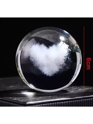 PremiumPort Renk Değiştiren LED Işıklı Cam Kalp ile Dekorasyon Şıklığı