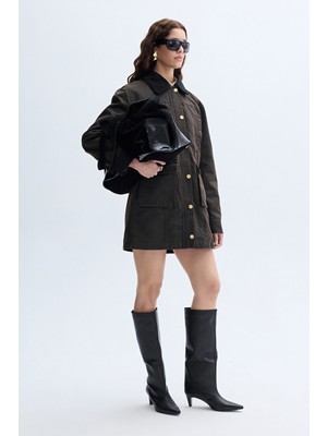 Kadife Yaka Mont Ceket