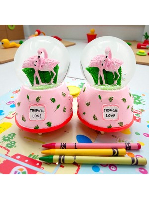 PremiumPort Işıklı ve Sesli Kar Küresi, Büyüleyici Kar Manzarasıyla Huzur Verir