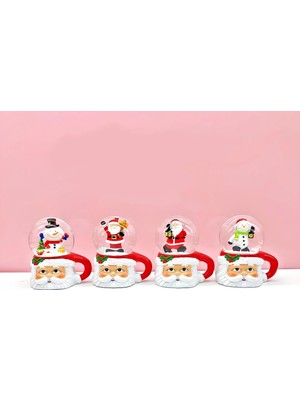 PremiumPort Noel Baba Temalı Kar Küresi, Sıcak ve Neşeli Hava Yaratır