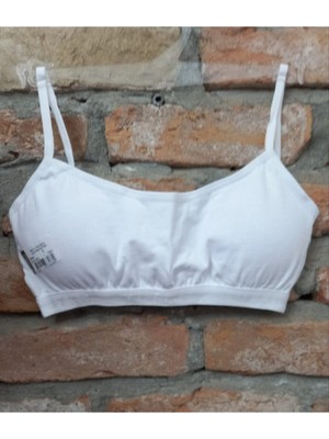 Tutku Kız Çocuk Alıştırma Sütyeni 0847MDM-BEYAZ-L