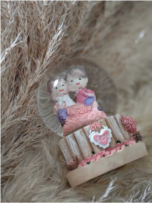 PremiumPort Işıklı Mini Kar Küresi, Şık ve Renkli Dekorasyon Hediye