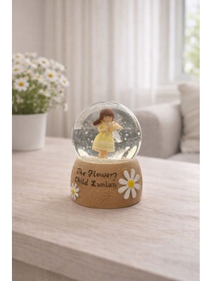 PremiumPort Parlak Işıklı Kar Küresi, Şık ve Rüya Gibi Dekorasyon Parçası