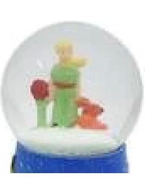 PremiumPort Işıklı Prens Kar Küresi, Şık ve Sıcacık Dekorasyon Hediye