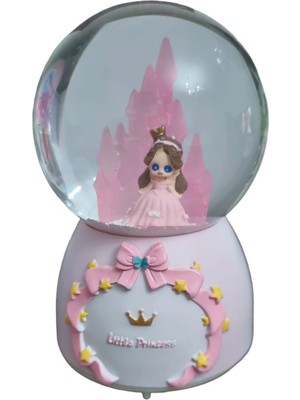 PremiumPort Işıklı ve Müzikli Kar Küresi, Büyülü Orta Boy Dekorasyon Hediye