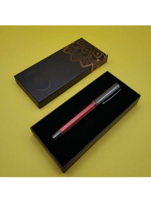 PremiumPort Şık Bordo Roller Kalem, Dekoratif ve Hediye Için Mükemmel Seçenek