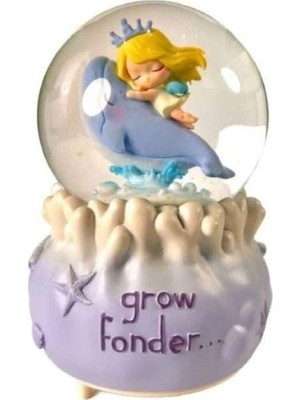 PremiumPort Işıklı ve Müzikli Kar Küresi Grow Fonder Orta Boy 120X80MM