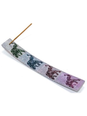 PremiumPort Eğlenceli Fil Tasarımlı Kayık Tütsülük, Dekoratif ve Şık Aksesuar