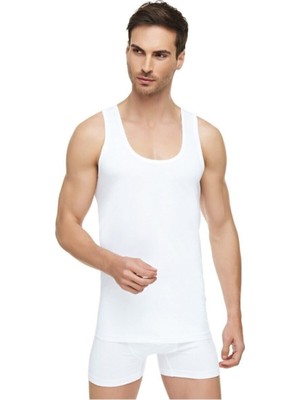 Tutku Elit Beyaz Lüx Erkek Atlet Yeni Sezon-Beyaz-2xl