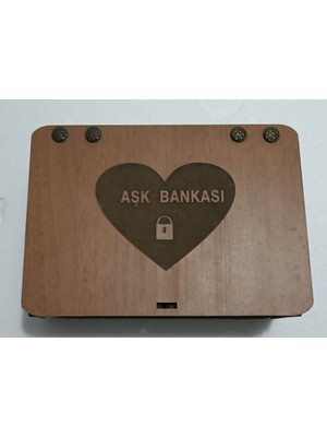 PremiumPort Sevgiliye Özel Ahşap Hediye Kutusu, Zarif ve Şık Tasarım