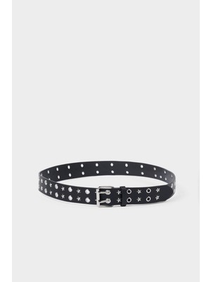 DeFacto Kadın Dikdörtgen Toka Suni Deri Günlük Kemer G7888AXNS