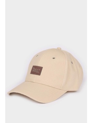 DeFacto Erkek Etiket Baskılı Pamuklu Cap Şapka G0816AX26SM