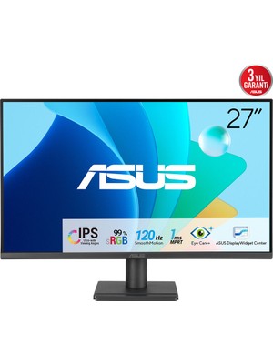 Pazarcan Asus VA279HG 27&amp;quot; 1ms, 120Hz, Full Hd, Hdmi, Vga, IPS Led, Çerçevesiz Tasarım, Düşük Mavi I