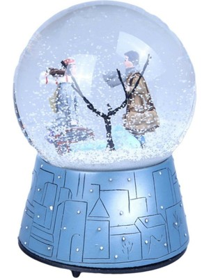 PremiumPort Rüya Gibi Müzikli Kar Küresi, Büyük Boy, Sihirli ve Şık Dekorasyon