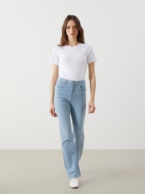 Lc Waikiki Yeni Sezon Mars Flare Kadın Jean Pantolon