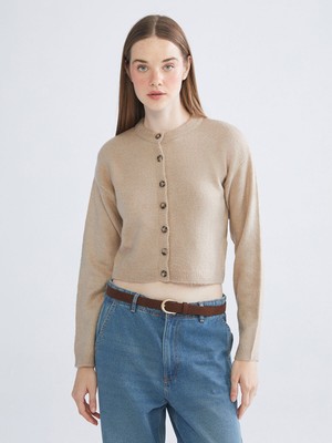 Lc Waikiki Yeni Sezon Bisiklet Yaka Kadın Triko Hırka