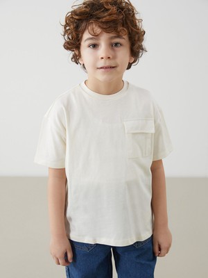 Lc Waikiki Yeni Sezon Bisiklet Yaka Basic Erkek Çocuk Tişört