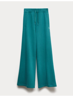 Marks & Spencer Pamuk Karışımlı Yüksek Bel Geniş Paça Jogger