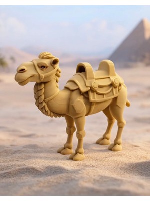 3D Baskı Dekoratif Deve Biblosu