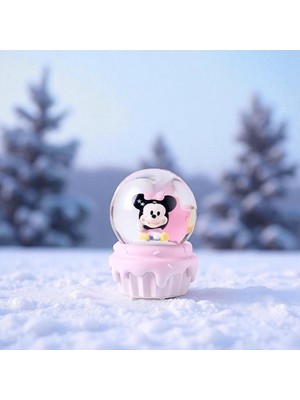 PremiumPort Sevimli Minnie Mouse Kar Küresi, Cupcake Tasarımı, Şık ve Eğlenceli Dekor