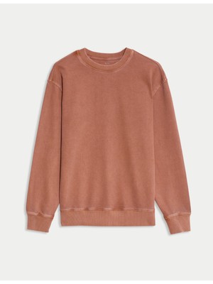 Marks & Spencer Saf Pamuklu Sweatshirt