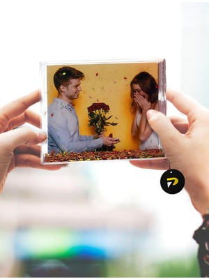 PremiumPort Yılbaşı Temalı Dikdörtgen Kar Küresi, Fotoğraflı, Hediye Seçeneği