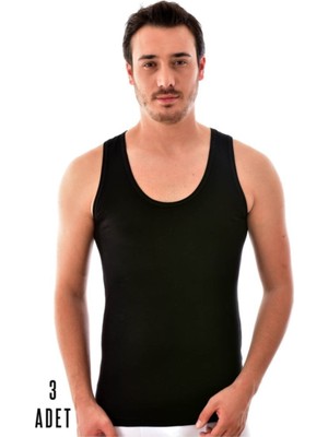 Tutku Elit Erkek Siyah 3 Adet Modal Elasthan Atlet Esnek Kumaş ile Rahat Kesim