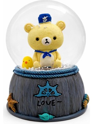 PremiumPort Işıklı Kar Küresi, Mini ve Şık Dekoratif Hediye Alternatifi