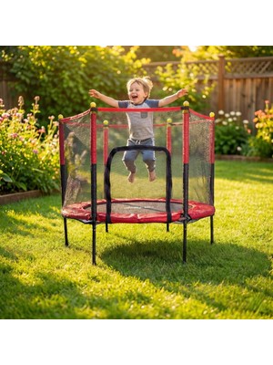 VeraGlobe Buğz Fileli 140 cm Büyük Boy Trambolin