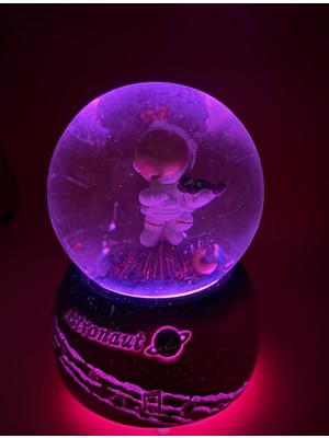 PremiumPort Beyaz Kar Küresi, Şık ve Zarif Dekoratif Süs, Hediye Fikirleri