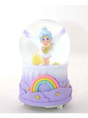 PremiumPort Işıklı ve Müzikli Kar Küresi 16 Cm, Büyüleyici Dekorasyon Ürünü