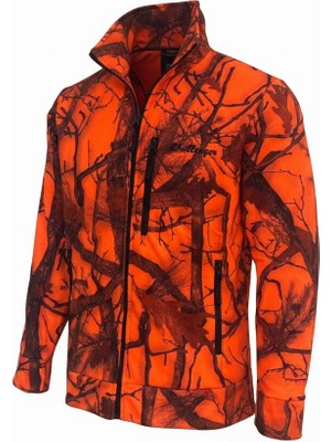 Tough Challenger Outdoor Turuncu Polar Mont · Tam Fermuar · Üç Cepli · Tüylenme Yapmaz - SA13 002