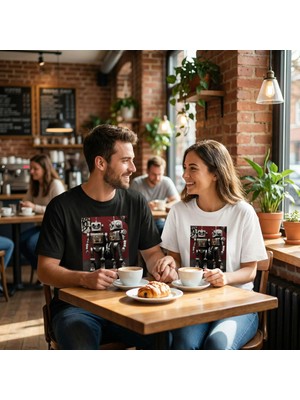 Zamansız Mekanik – Geleceğin Aşkı, Bugünün Hikayesi! Oversize T-Shirt Siyah