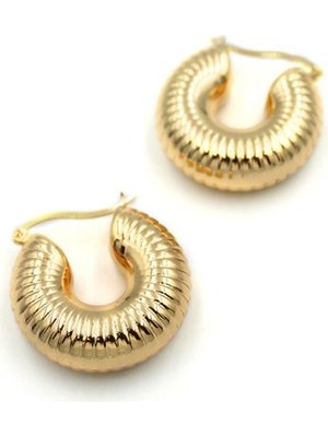 Mbb E-Ticaret Halka Küpe - Altın