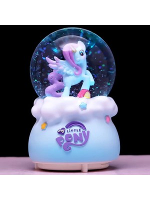 PremiumPort Işıklı Müzikli Orta Boy Kar Küresi, Renkli ve Eğlenceli Dekorasyon