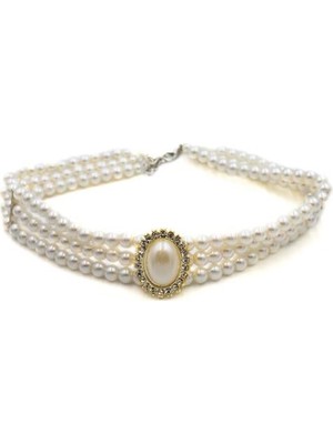 Mbb E-Ticaret Incili Tasma Kolye - Altın