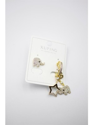 Mbb E-Ticaret Fil Shakira Küpe - 14K Altın