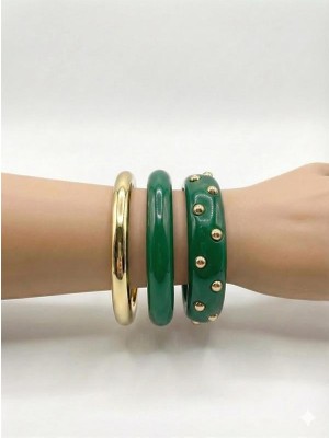 Mbb E-Ticaret 3'lü Set Bilezik - Yeşil