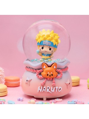 PremiumPort Naruto Temalı Büyük Boy Işıklı, Müzikli ve Püskürtmeli Kar Küresi
