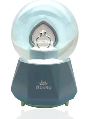 PremiumPort Renkli Işıklı Müzikli Kar Püskürtmeli Yüzük, Eğlenceli ve Şık Tasarım