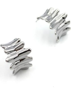 Mbb E-Ticaret Halka Küpe - Gümüş