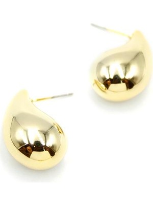 Mbb E-Ticaret Küçük Damla Küpe - Altın