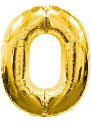 Altın Sarısı Folyo Rakam Balon