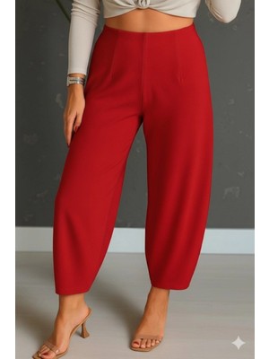 Pilelistore- Kadın Yüksek Bel Krep Pantolon