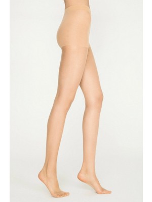 Abarta Fit 15 Den Parlak Ince Ağlı Kadın Külotlu Çorap 1 Adet