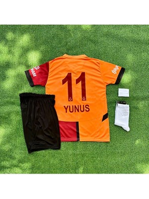 G'.â.l.a.t.â.s.a.r.â.yy 2024/25 Iç Saha Parçalı Yunus Akgün Çocuk Forması 4'lü Set